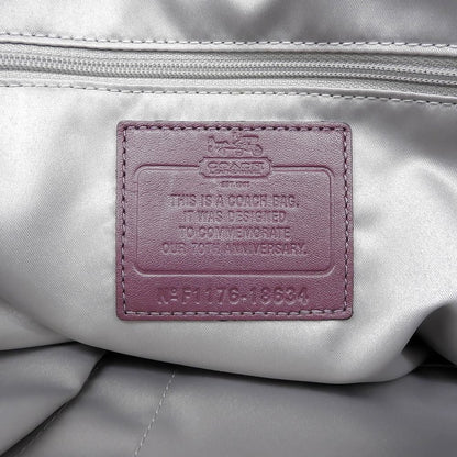 COACH Madison Chevron 2-Way Bag Tote Bag Women's Purple 70th Anniversary Model Tote Bag