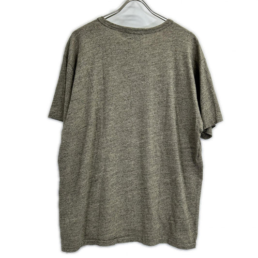 RRL ダブルアールエル 782607427003 グレー コットン100 RRLC 染み込みプリント Tシャツ トップス