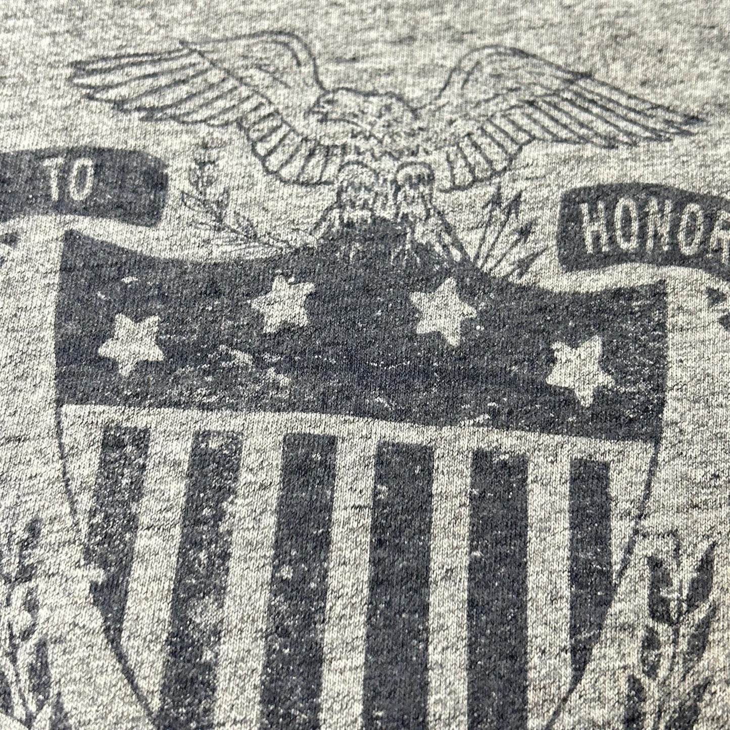 RRL ダブルアールエル 782607427003 グレー コットン100 RRLC 染み込みプリント Tシャツ トップス