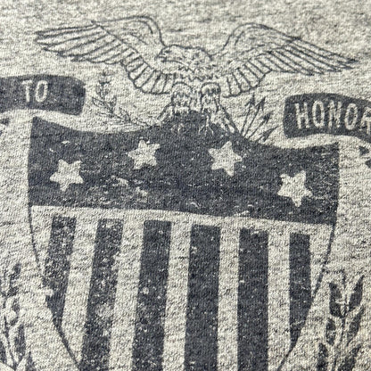 RRL ダブルアールエル 782607427003 グレー コットン100 RRLC 染み込みプリント Tシャツ トップス