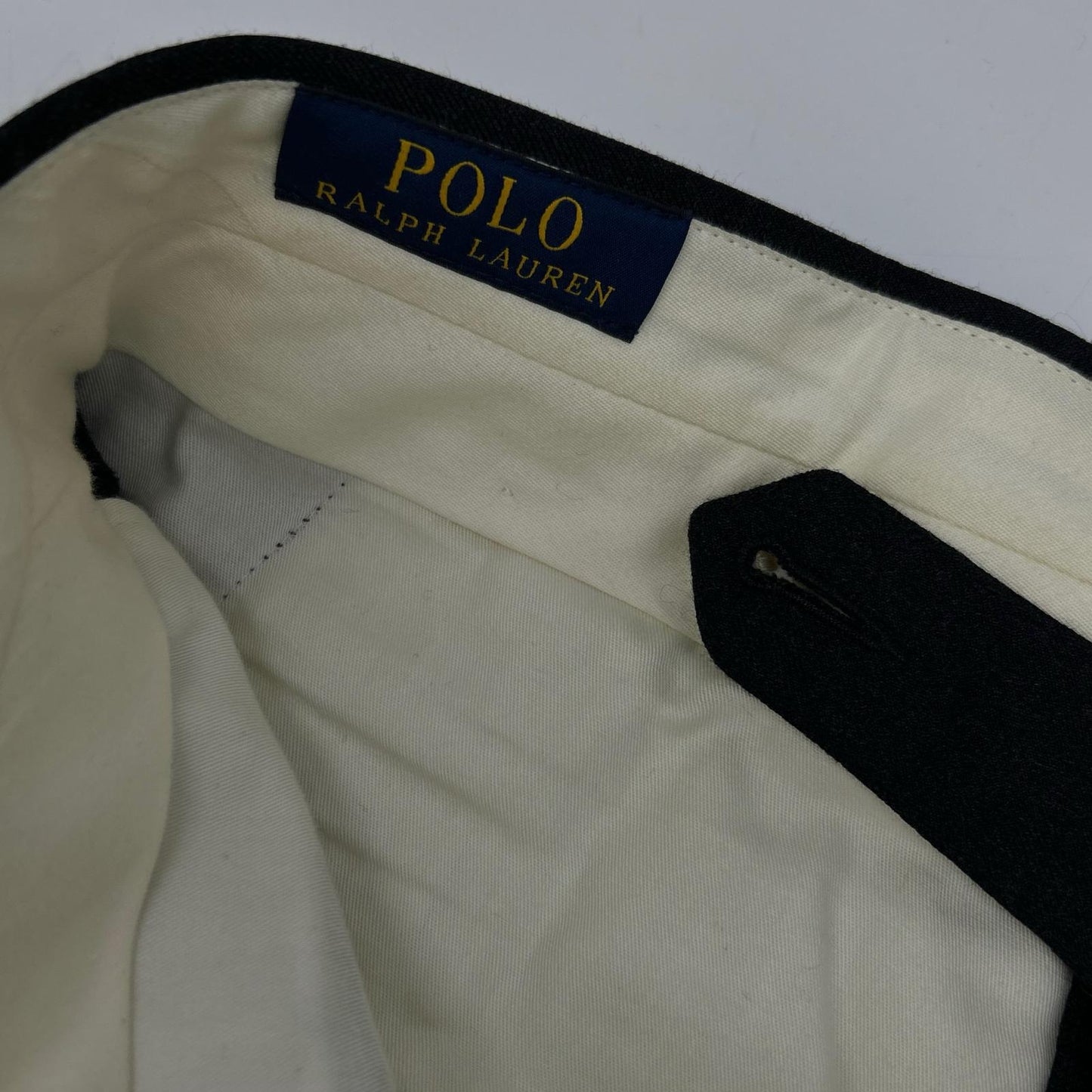 POLO RALPH LAUREN ポロ ラルフローレン 7K32 グレー ウール 総裏地 2Bジャケット パンツ セットアップ スーツ セットアップ