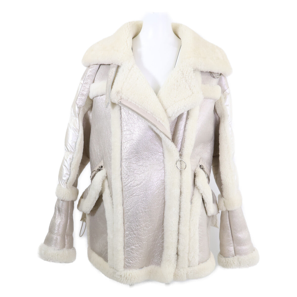 Nicole Benisti Nicole Benisti GARNIER Shearling Puffer Jacket Shearling Coat