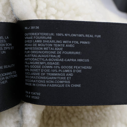 Nicole Benisti Nicole Benisti GARNIER Shearling Puffer Jacket Shearling Coat