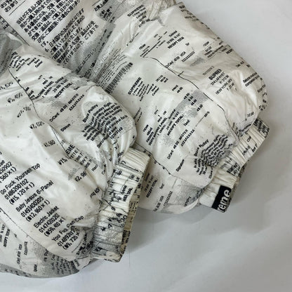 Supreme シュプリーム 20AW ホワイト Hooded Down Jacket Receipts ジャケット