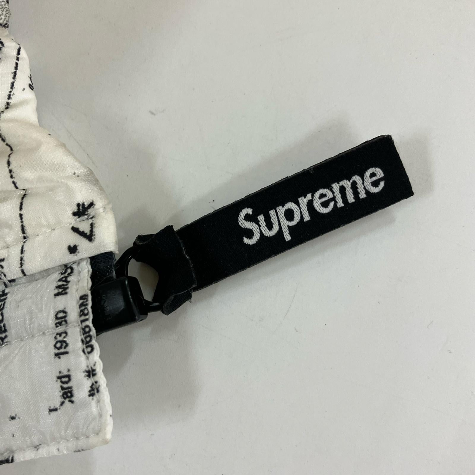 Supreme シュプリーム 20AW ホワイト Hooded Down Jacket Receipts ジャケット