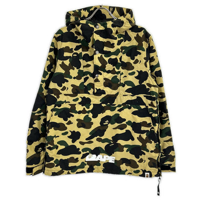 A BATHING APE アベイシングエイプ 迷彩 カモフラ柄 アノラックパーカー ジャケット