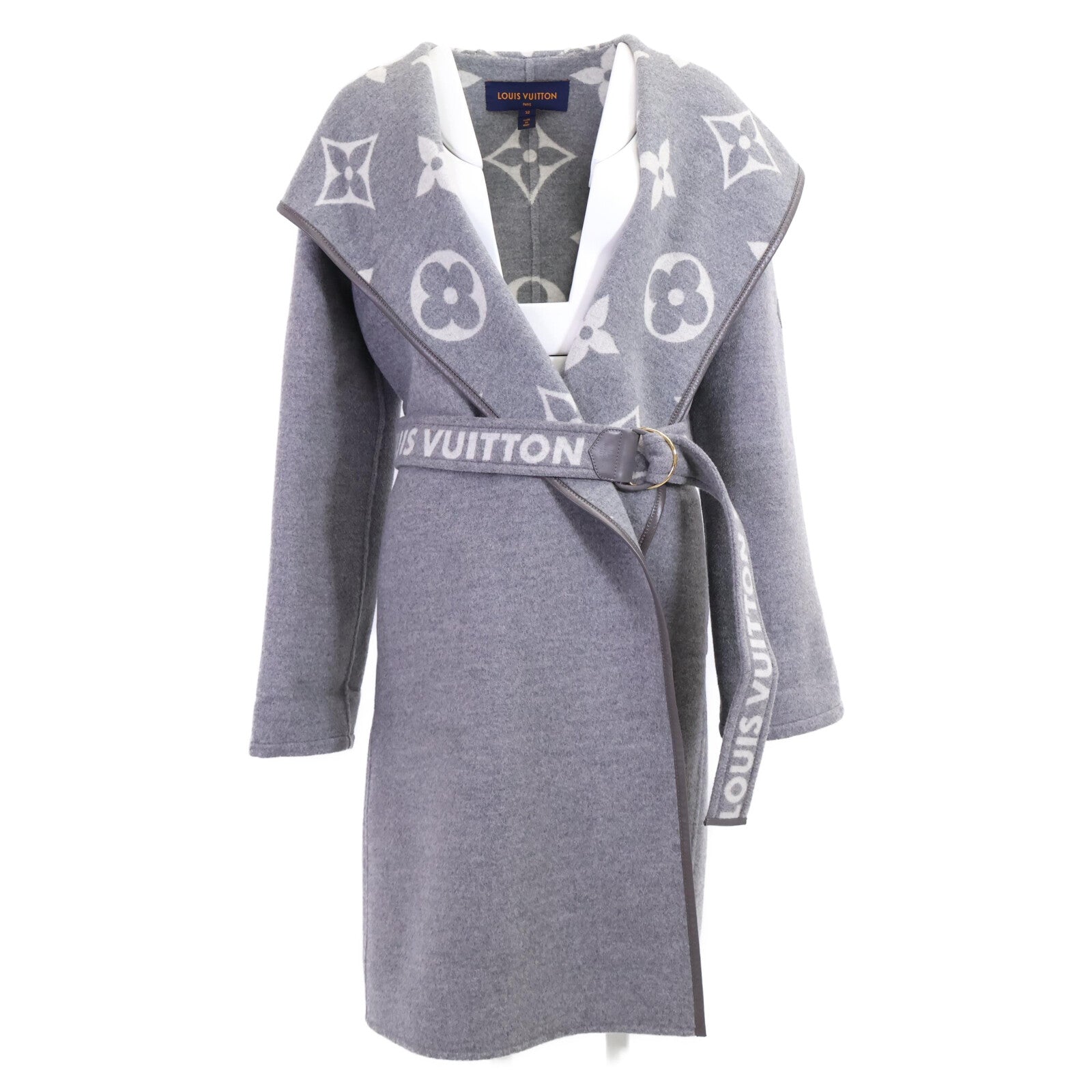 【美品/国内正品】RM212W NUV FLCO16 Monogram Giant 双面大衣 32 女式