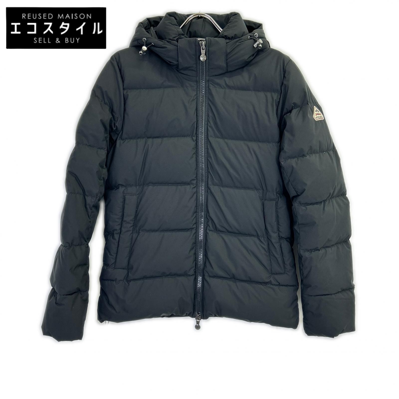 PYRENEX ピレネックス W23P1 ﾌﾞﾗｯｸ SPOUTNIC MINI RIP ﾀﾞｳﾝｼﾞｬｹｯﾄ ジャケット S
