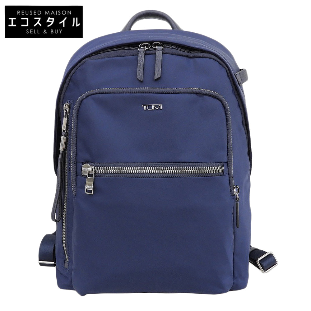 Excellent condition: TUMI Voyageur Halsey Backpack Nylon Rucksack Daypack Men's Navy 196601IDG