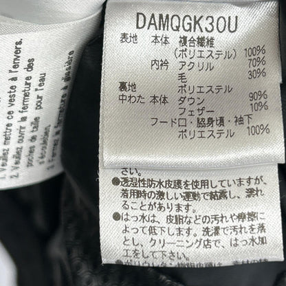 DESCENTE デサント DAMQGK30U Mizusawa Down Black Allterrain Mountaineer Down Jacket Jacket