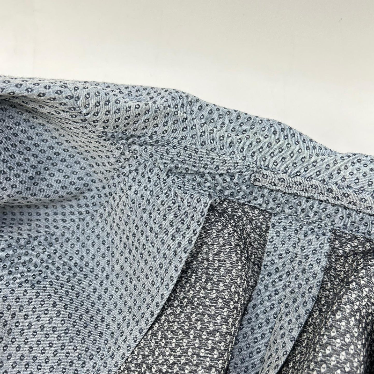 LARDINI ラルディーニ JG226AQ-60 ライトブルー コットン100 バーズアイ 2Bテーラードジャケット ジャケット