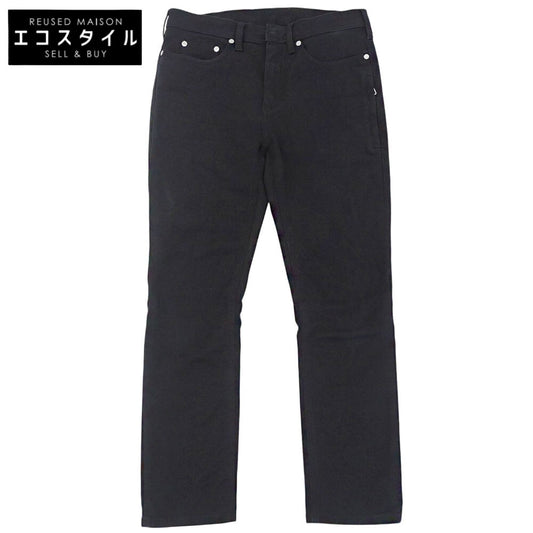 NeilBarrett ニールバレット コットン混 SUPER SKINNY FIT スキニーパンツ ボトムス メンズ 黒 ブラック 29 PBDE265 ボトムス
