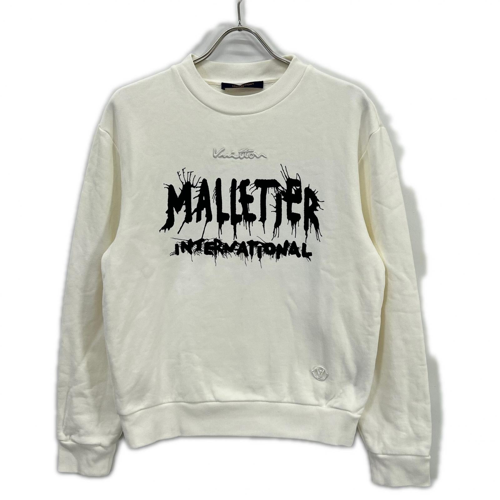 LOUIS VUITTON 路易威登 RM241M IHM HQY23W 白色 Malletier International 图案运动衫上衣