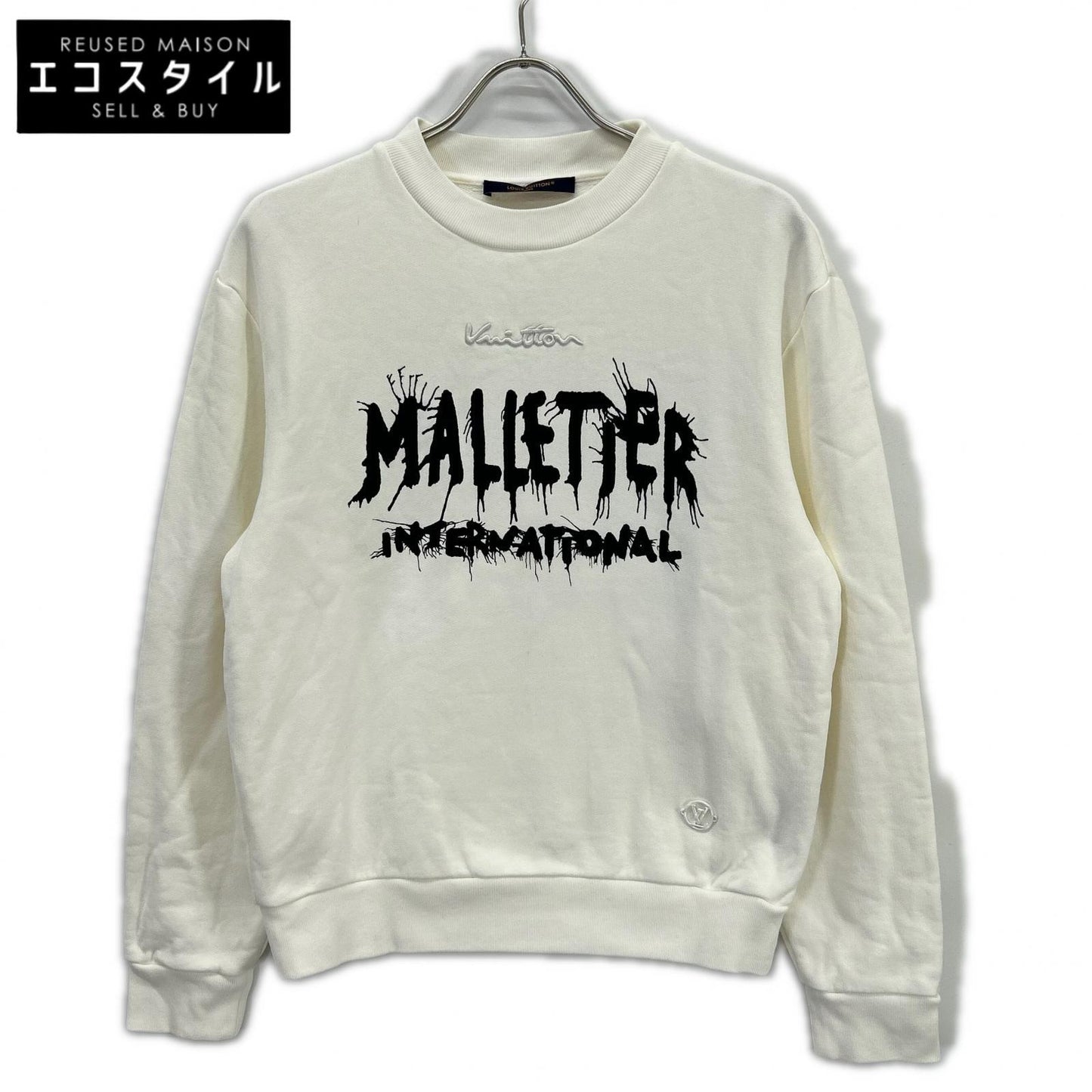 LOUIS VUITTON 路易威登 RM241M IHM HQY23W 白色 Malletier International 图案运动衫上衣