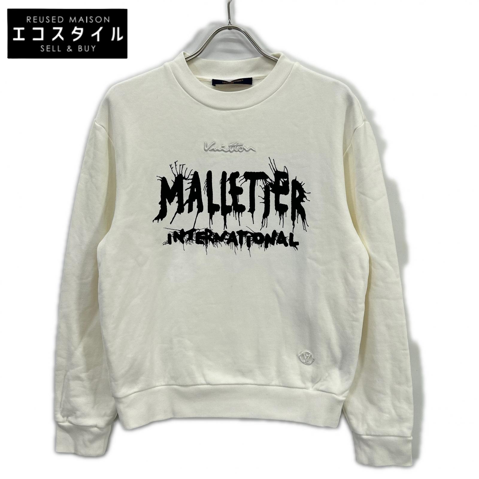 LOUIS VUITTON 路易威登 RM241M IHM HQY23W 白色 Malletier International 图案运动衫上衣