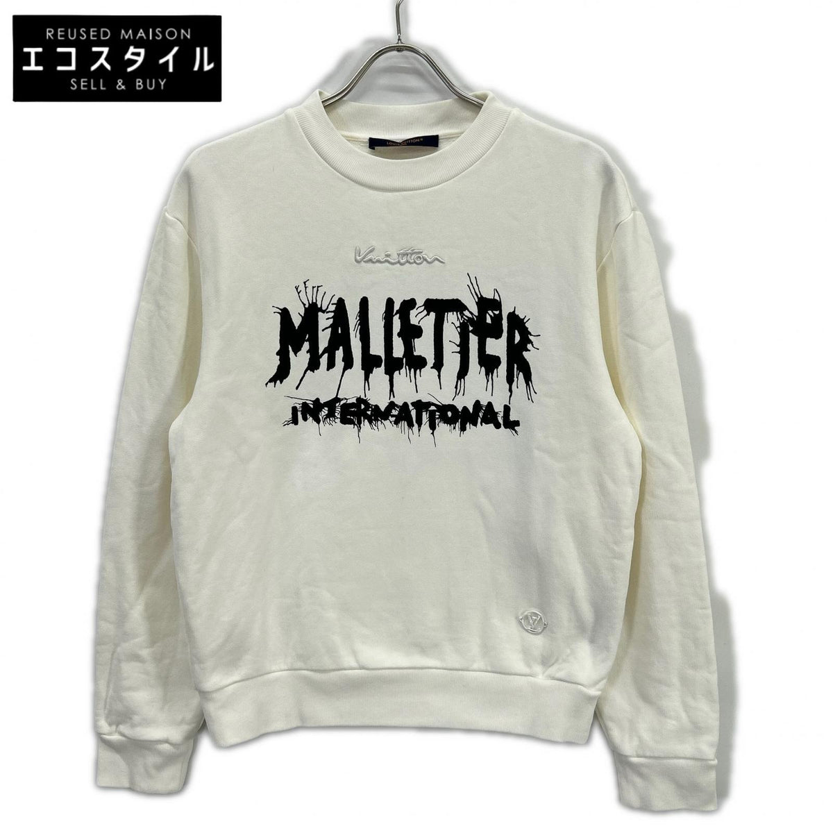 LOUIS VUITTON 路易威登 RM241M IHM HQY23W 白色 Malletier International 图案运动衫上衣
