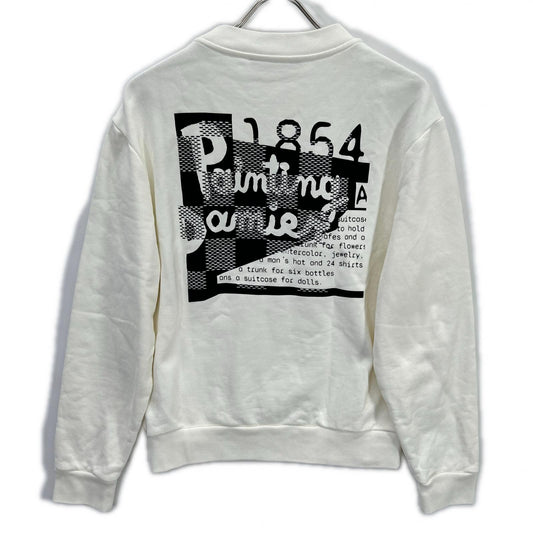LOUIS VUITTON RM241M IHM HQY23W White Malletier International Graphic Sweatshirt