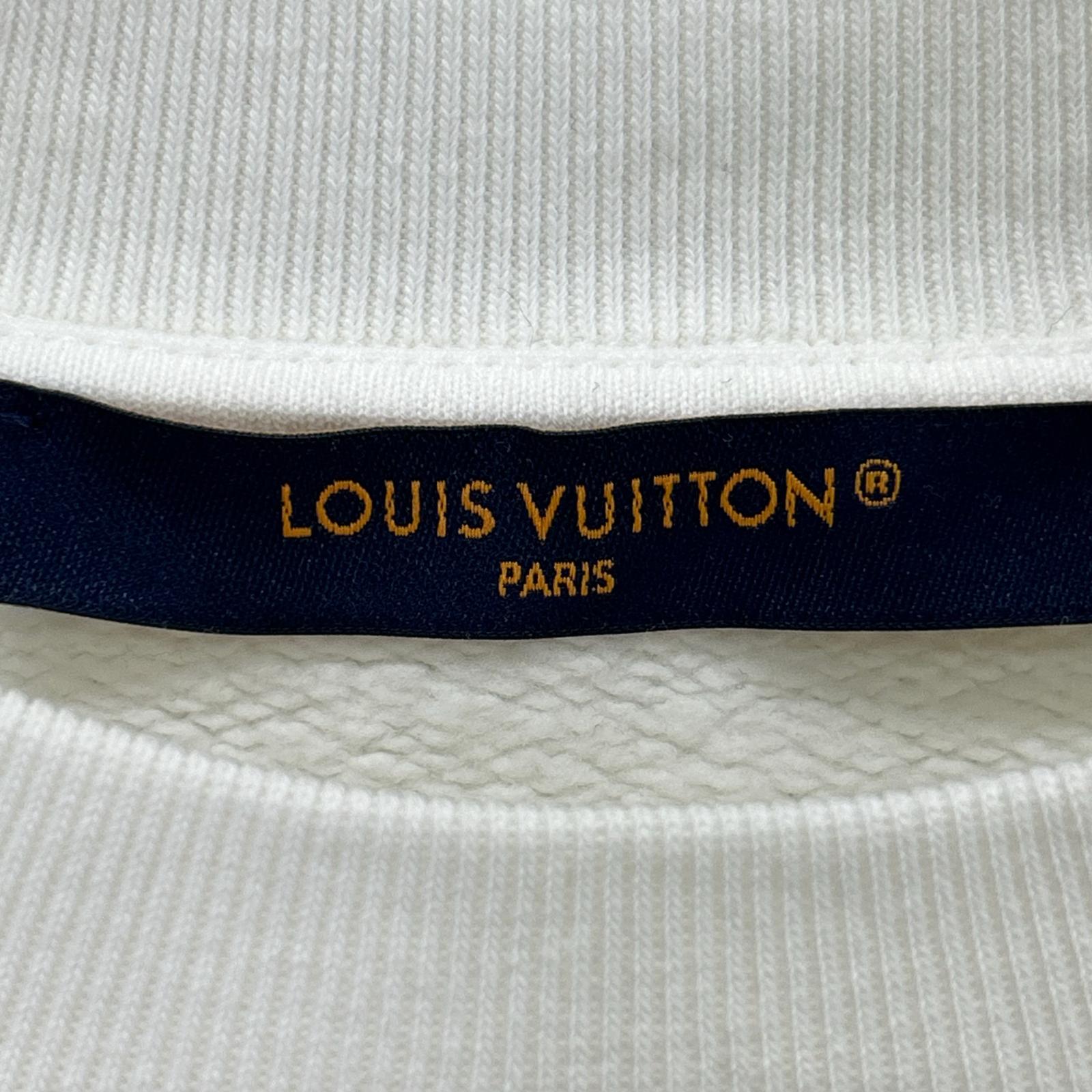 LOUIS VUITTON 路易威登 RM241M IHM HQY23W 白色 Malletier International 图案运动衫上衣