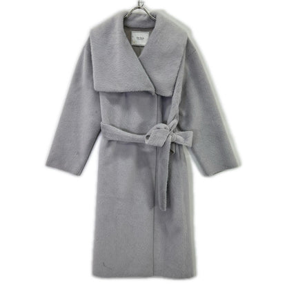 her lip to ハーリップトゥ 1243307086 グレー Grace Wrap エコファー ロングコート コート