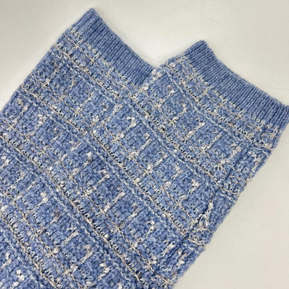 Her lip to Her lip to 1244202171 Blue Tweed Cardigan Jacket Jacket M