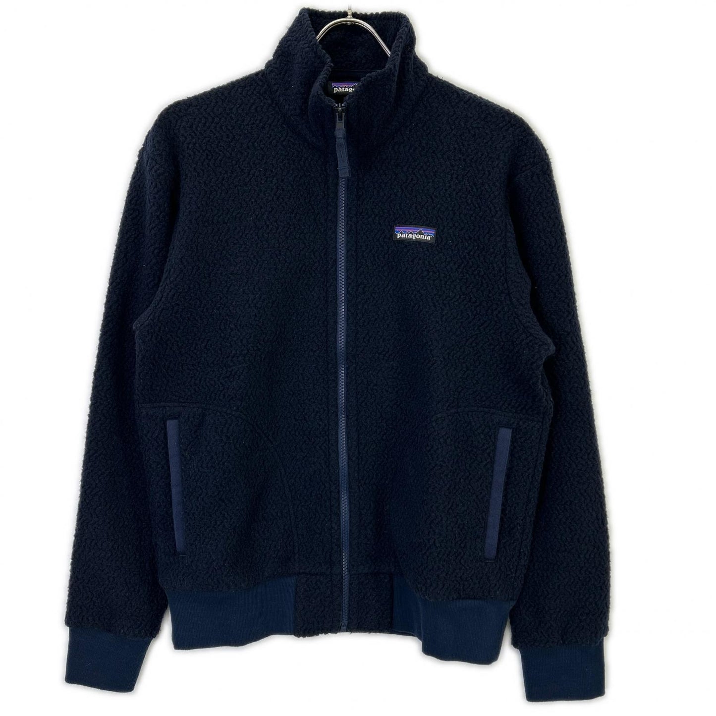 patagonia 巴塔哥尼亚 26935FA18 海军蓝 羊毛涤纶 抓绒 夹克 S