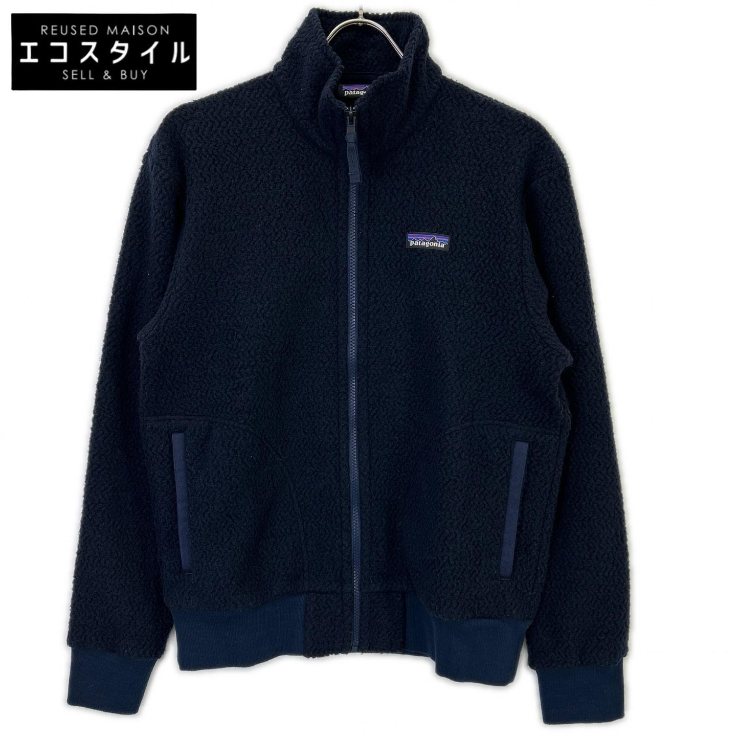 patagonia 巴塔哥尼亚 26935FA18 海军蓝 羊毛涤纶 抓绒 夹克 S