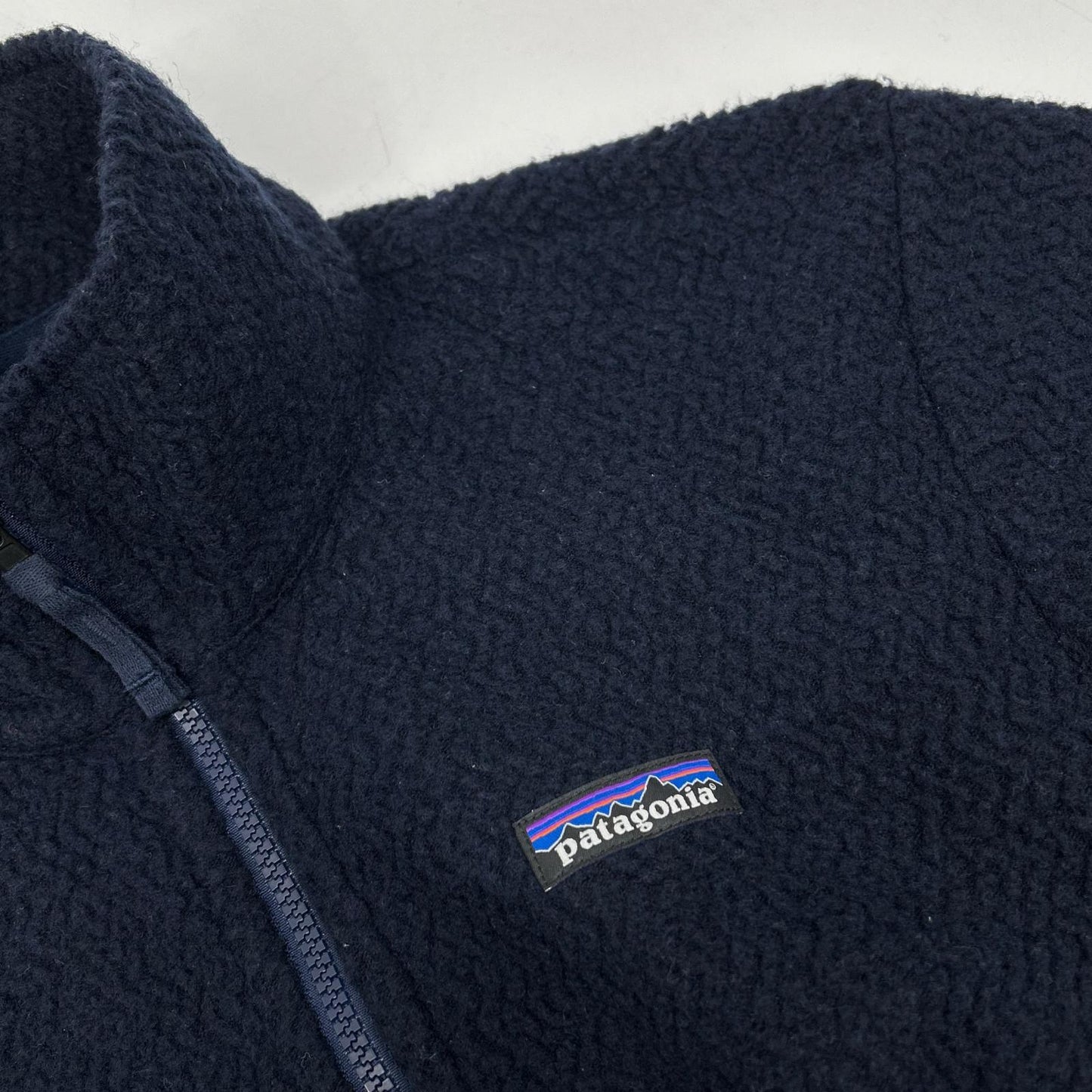patagonia 巴塔哥尼亚 26935FA18 海军蓝 羊毛涤纶 抓绒 夹克 S