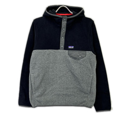 patagonia Patagonia Black x Gray SYNCHILLA Half-Button Pullover Fleece Hoodie Top