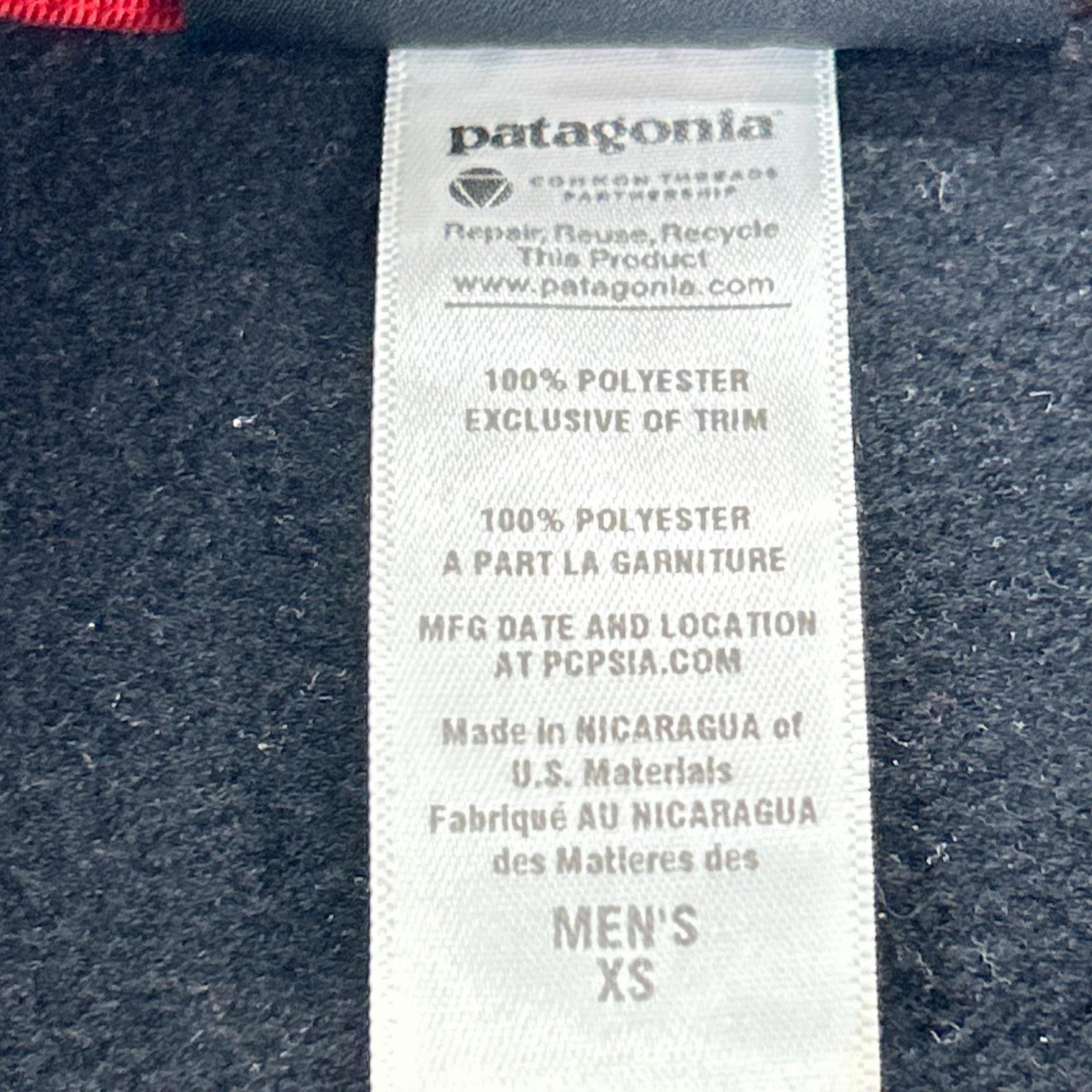 patagonia Patagonia Black x Gray SYNCHILLA Half-Button Pullover Fleece Hoodie Top