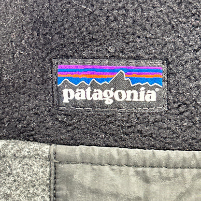 patagonia Patagonia Black x Gray SYNCHILLA Half-Button Pullover Fleece Hoodie Top