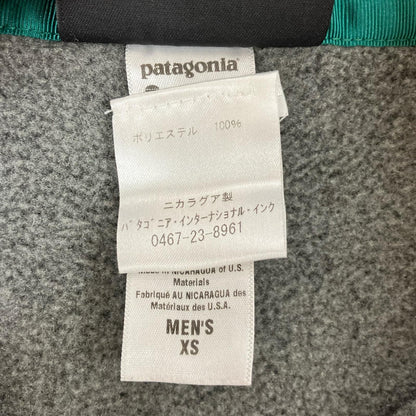 Patagonia パタゴニア グレー×ボルドー SYNCHILLA フリース スナップ T ジャケット