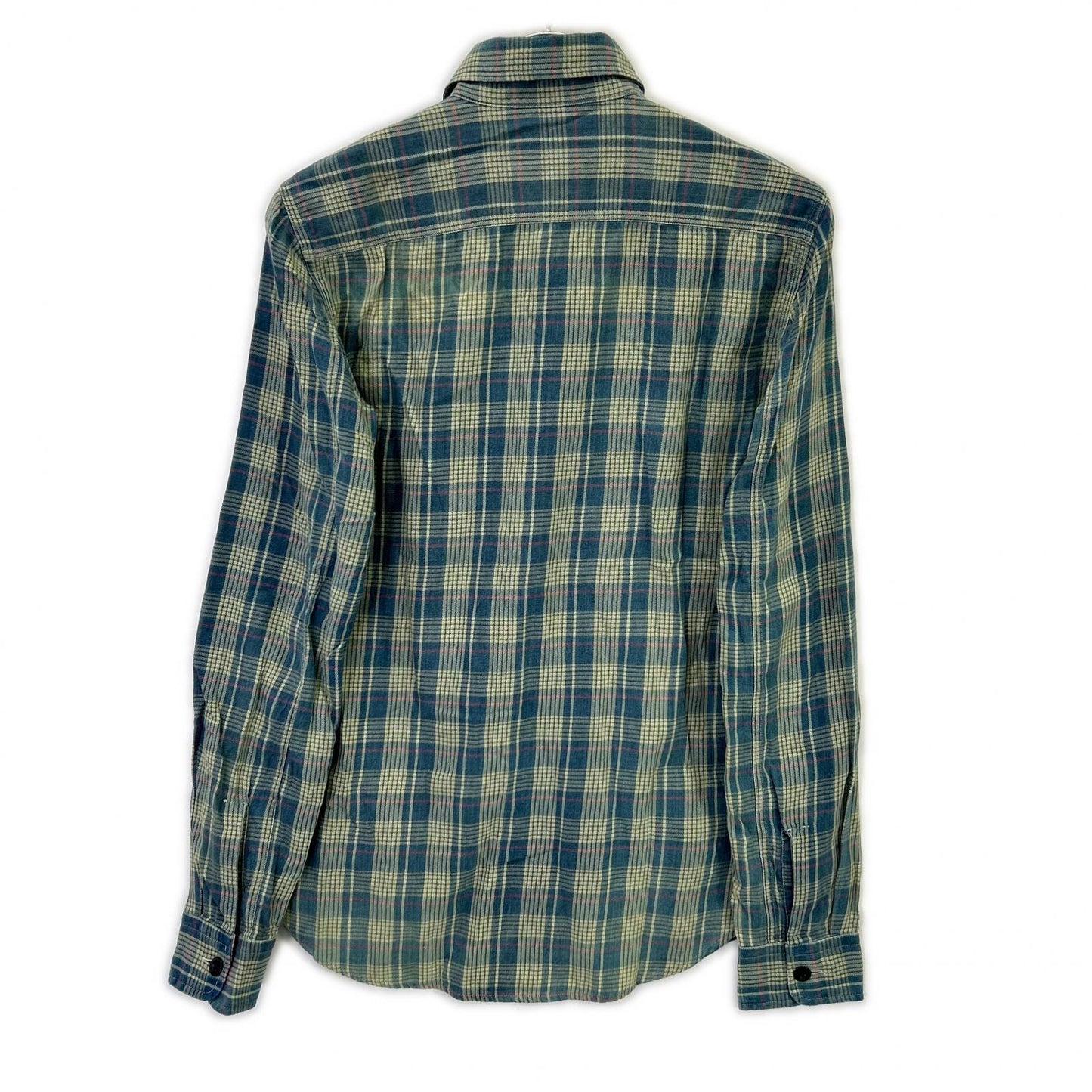 RRL Blue Check Western Flannel Shirt Tops