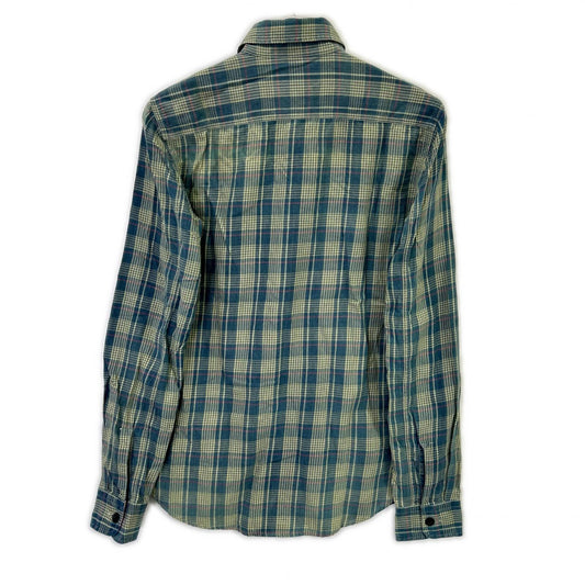 RRL Blue Check Western Flannel Shirt Tops
