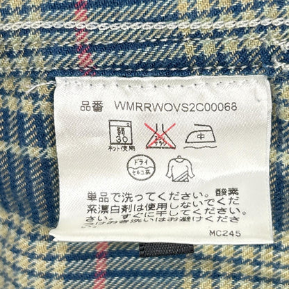 RRL Blue Check Western Flannel Shirt Tops
