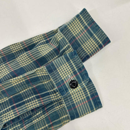 RRL Blue Check Western Flannel Shirt Tops