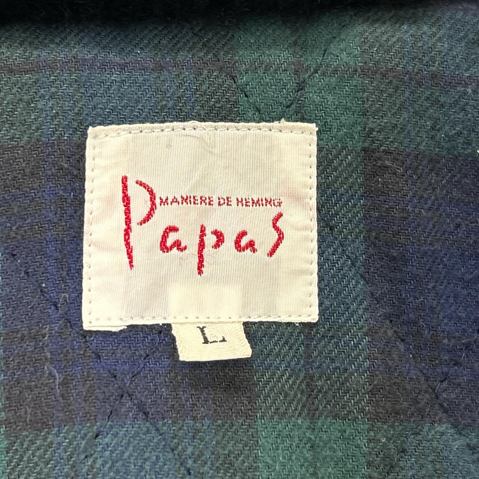 PAPAS パパス ブラック シープスキン レザー ジャケット ジャケット