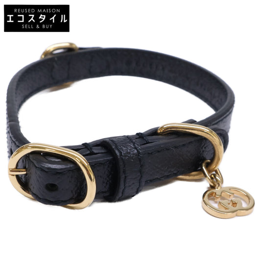 GUCCI グッチ 【美品】692946 2ZR0G エクストラスモール インターロッキングG レザー ペットカラー 首輪 その他