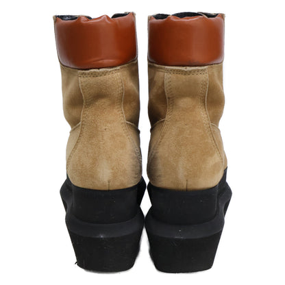 sacai サカイ 20-05249 651 フロントジップ スエード ブーツ シューズ