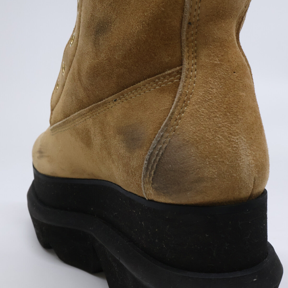 sacai サカイ 20-05249 651 フロントジップ スエード ブーツ シューズ
