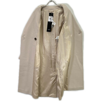 23501611336 Beige RESINA Double Breasted Raglan Coat Coat 34 Ladies
