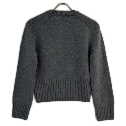 PATOU パトゥ 24A-KN202-8064 グレー ウール ニット スウェット トップス