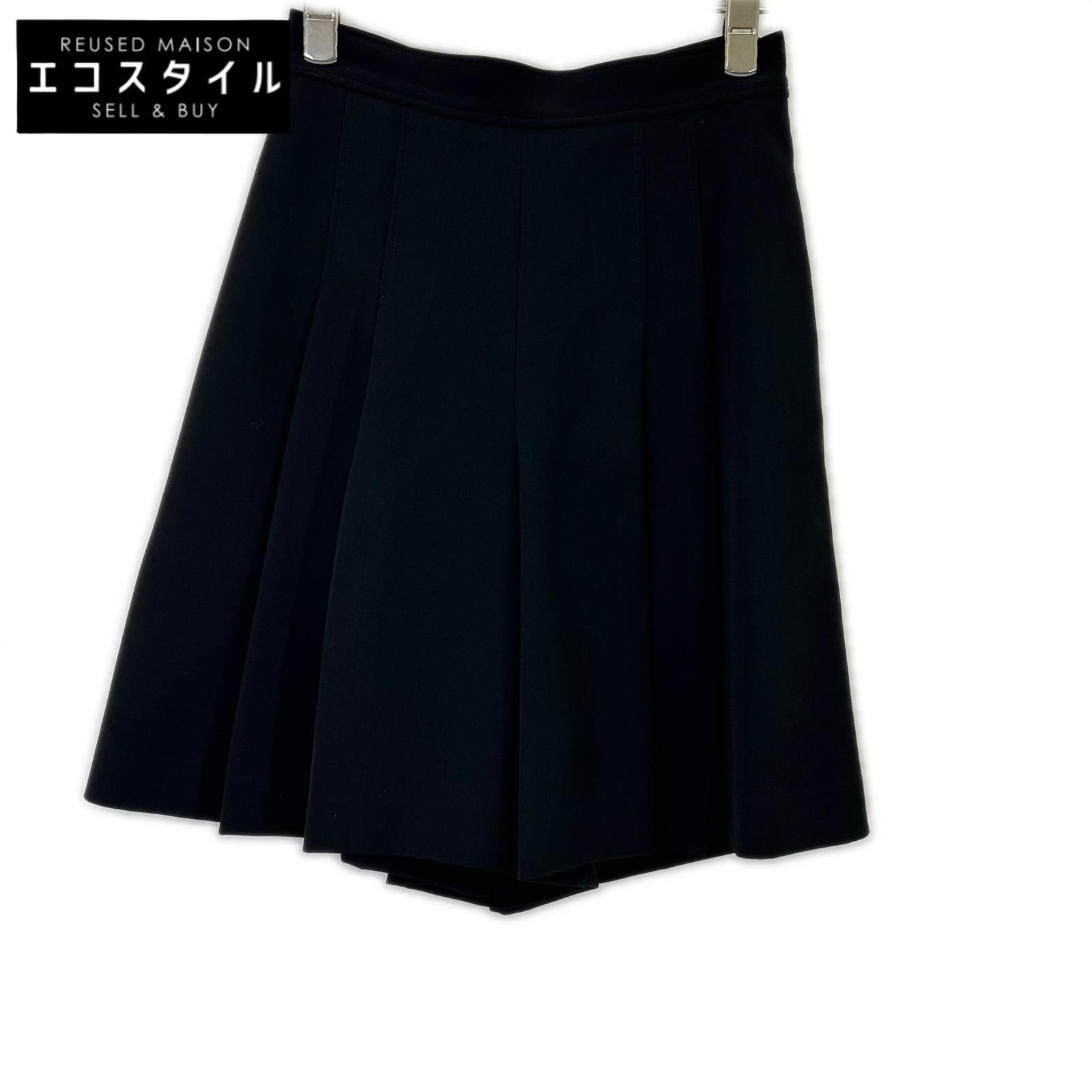 FOXEY NEW YORK フォクシーニューヨーク 37351 ブラック キュロットスカート ショートパンツ ボトムス