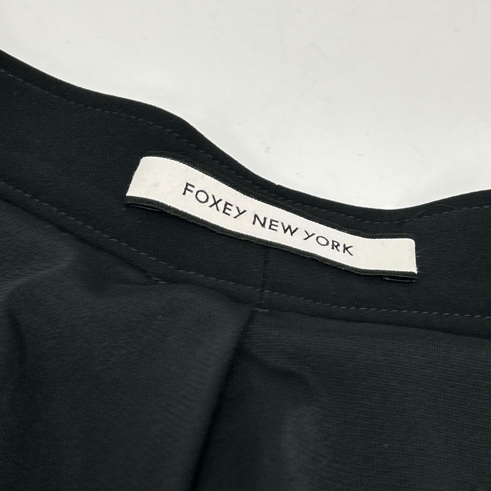 FOXEY NEW YORK フォクシーニューヨーク 37351 ブラック キュロットスカート ショートパンツ ボトムス