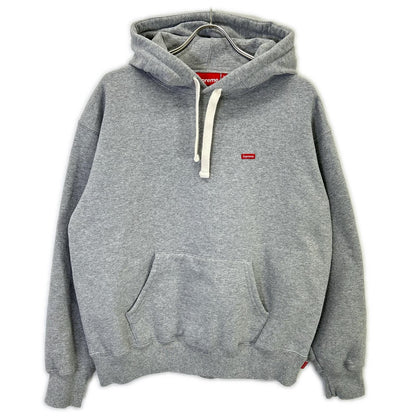 Supreme 23FW Gray Small Box Drawcord Hooded Sweatshirt Top