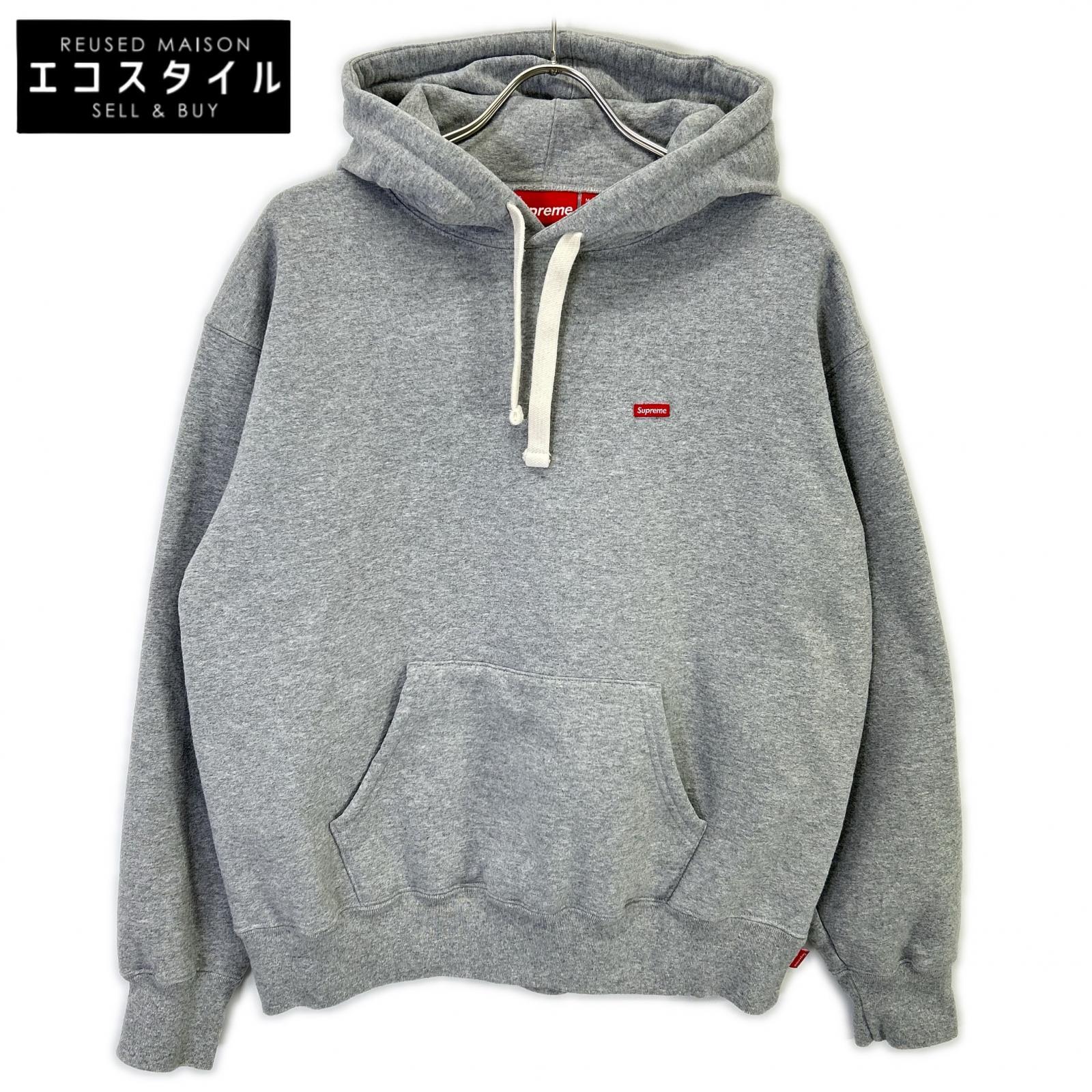 Supreme シュプリーム 23FW グレー Small Box Drawcord Hooded Sweatshirt トップス