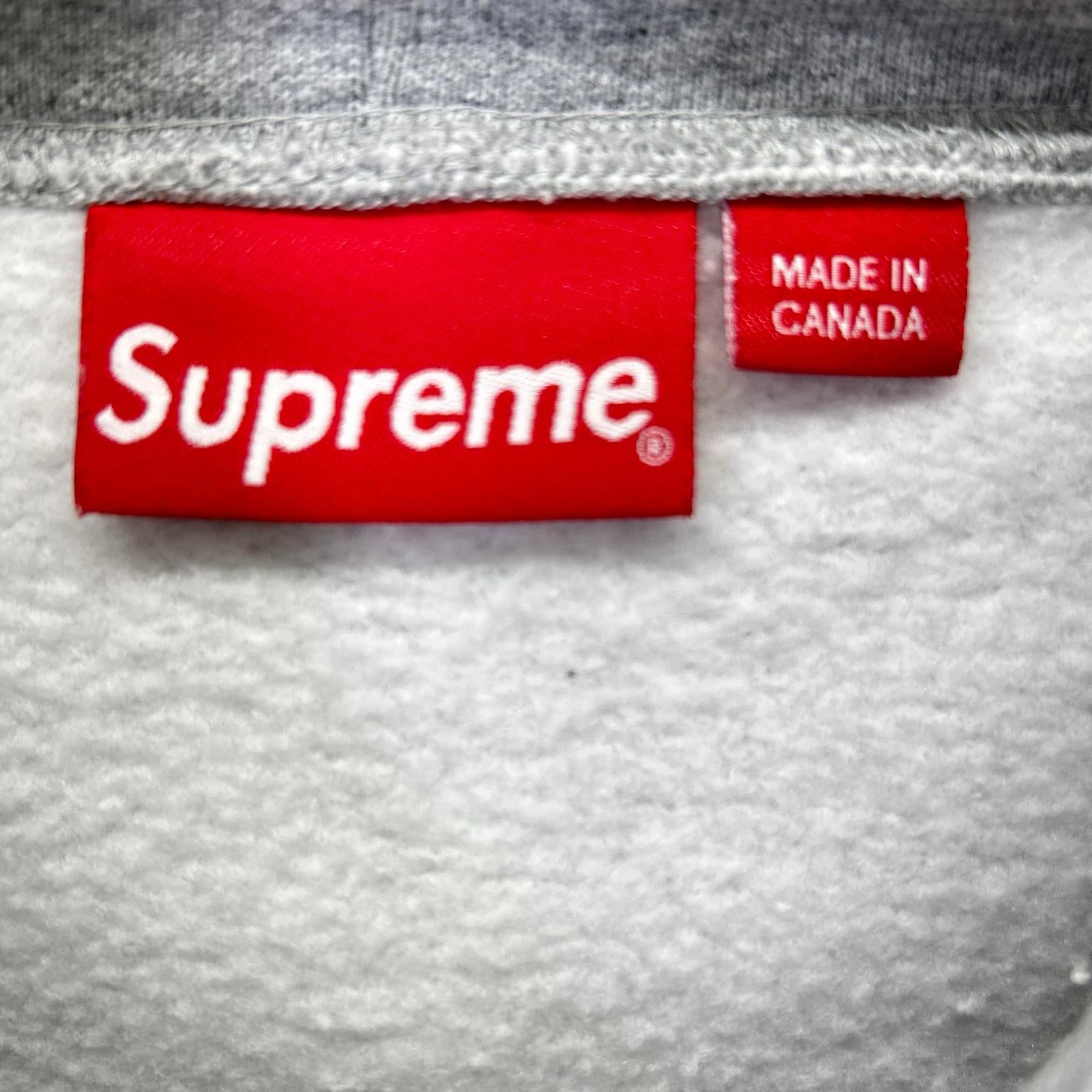 Supreme シュプリーム 23FW グレー Small Box Drawcord Hooded Sweatshirt トップス