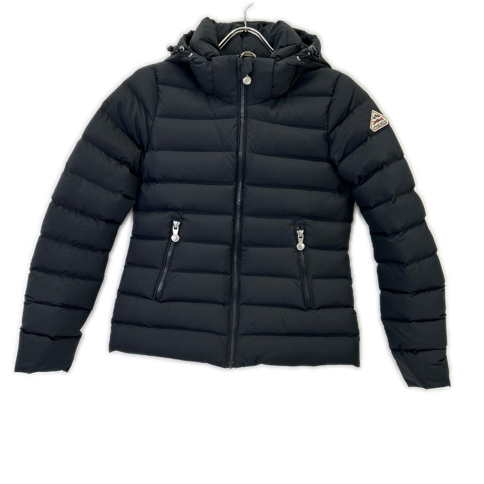 PYRENEX ピレネックス W22PJ3 ﾌﾞﾗｯｸ SPOUTNIC ｽﾌﾟｰﾄﾆｯｸ ﾀﾞｳﾝｼﾞｬｹｯﾄ ジャケット 34