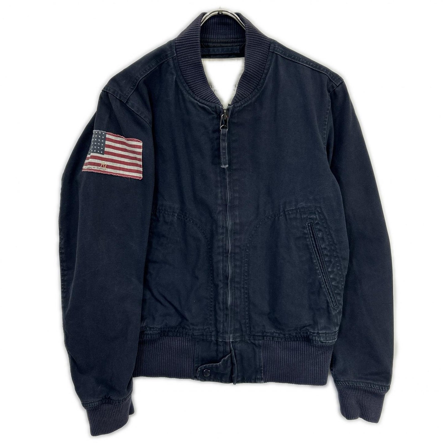 RalphLauren Denim&Supply ラルフローレンデニム&サプライ ネイビー 星条旗デザイン MA-1 ジャケット ジャケット