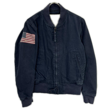 RalphLauren Denim&Supply ラルフローレンデニム&サプライ ネイビー 星条旗デザイン MA-1 ジャケット ジャケット