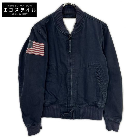 RalphLauren Denim&Supply ラルフローレンデニム&サプライ ネイビー 星条旗デザイン MA-1 ジャケット ジャケット